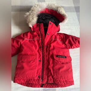 Canada Goose Scarlet Jacket with Fur Trim